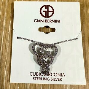 Giani Bernini cubic zirconia sterling silver necklace